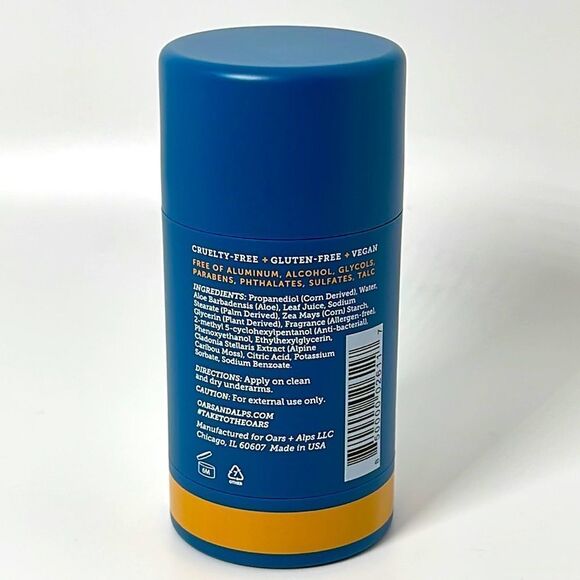 NWT Oars + Alps Aluminum-Free Deodorant for Sensitive Skin - Mandarin Woods - Picture 7 of 7